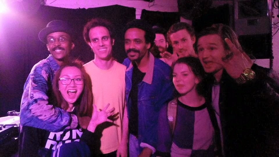 A few of us post show with the man himself ( in yellow )